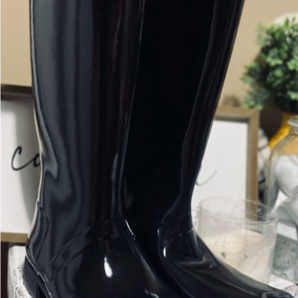 Black Women's Rain Boots